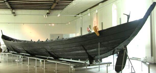 Drakkar exposé au musée danois de Roskilde