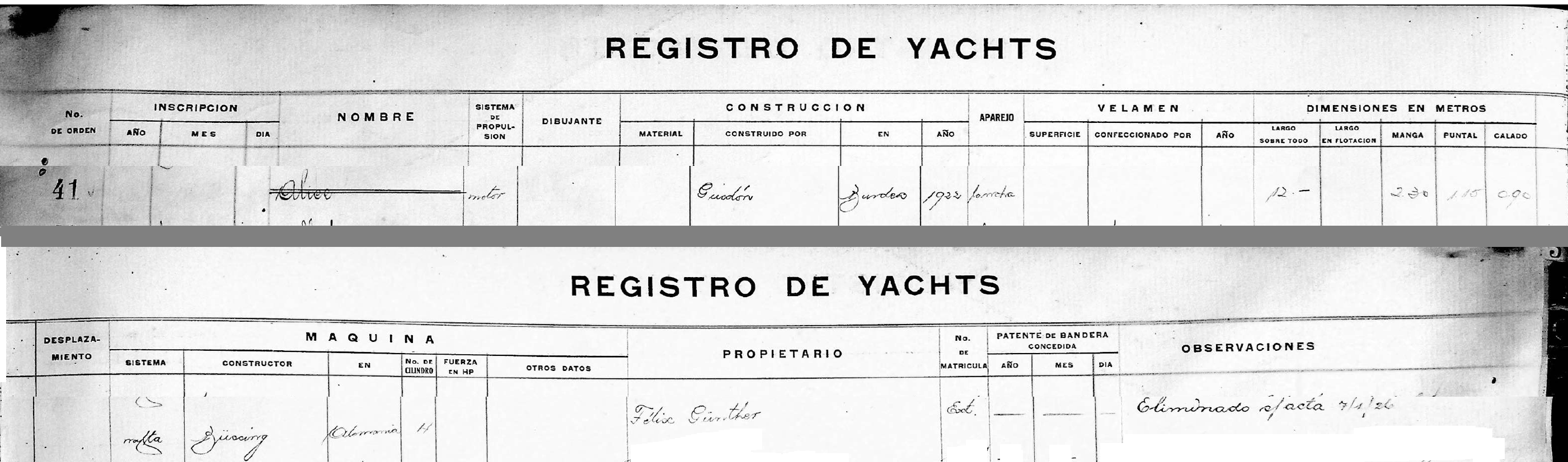 Registre des yachts du Yacht Club Argentino de Buenos Aires, photographie Carlos Solari