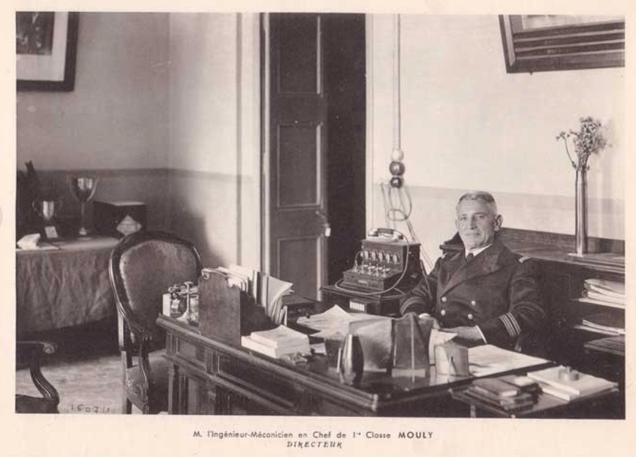 Le futur contre-amiral Pierre Evariste Mouly en 1929 Source AEMEF