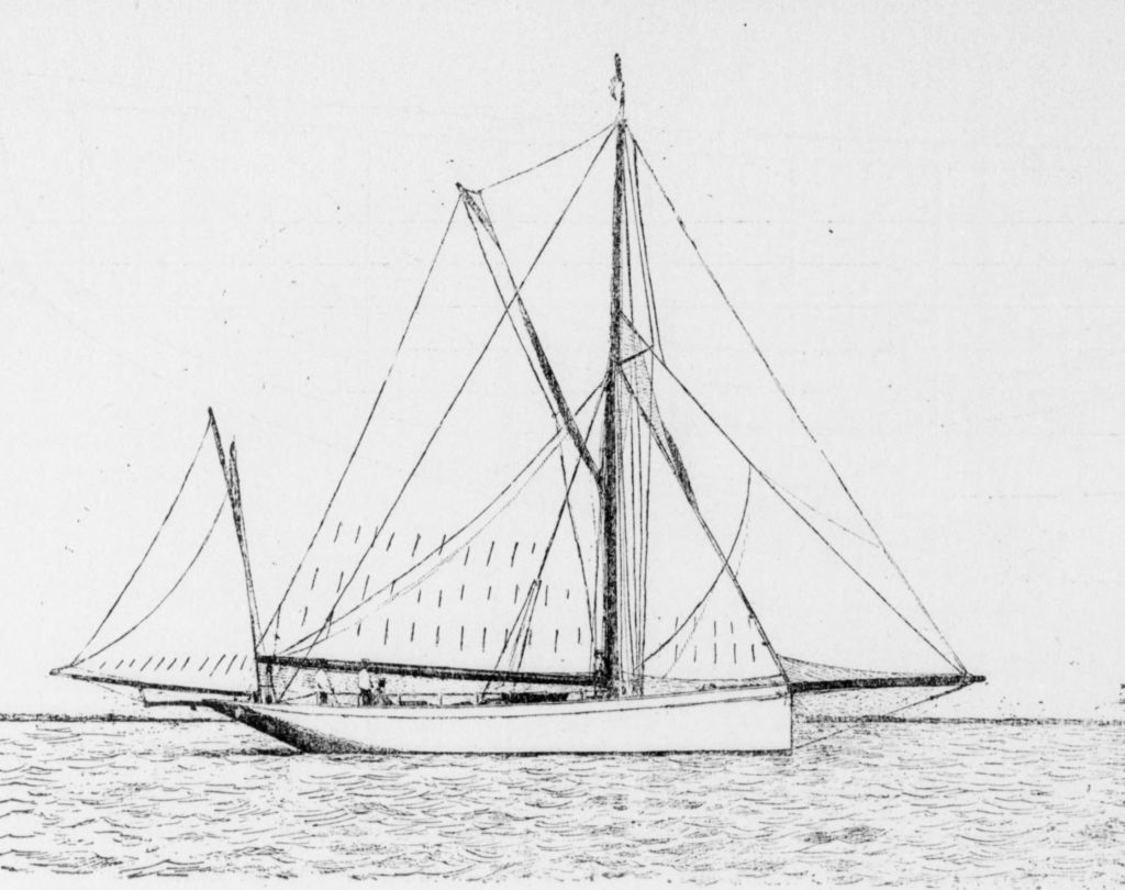 Trident de Monsieur d'Allens, dessiné par Joseph Guédon, source Gallica