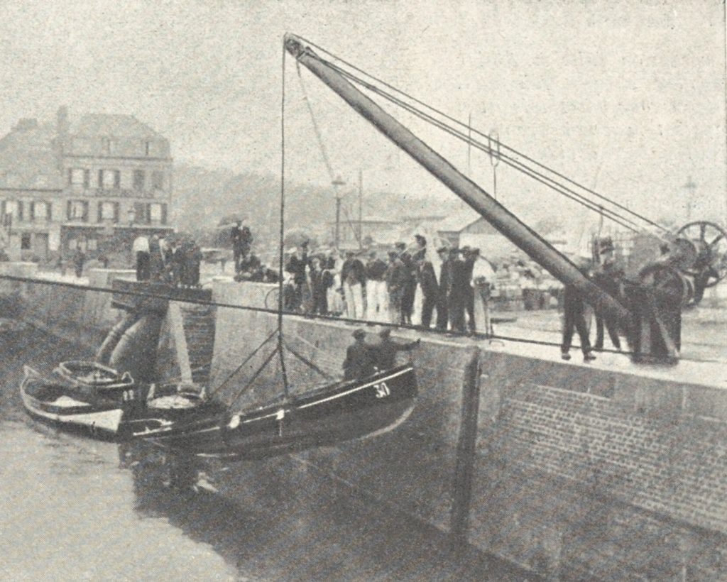 Au port de Trouville, source Gallica