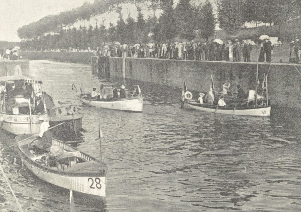 Le départ de Paris à la Mer, source Gallica