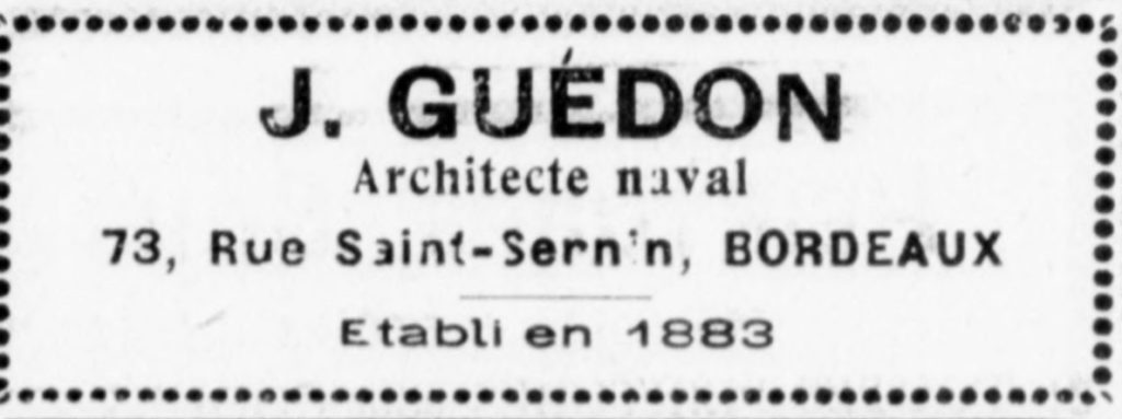 Joseph Guédon, architecte naval, source Gallica