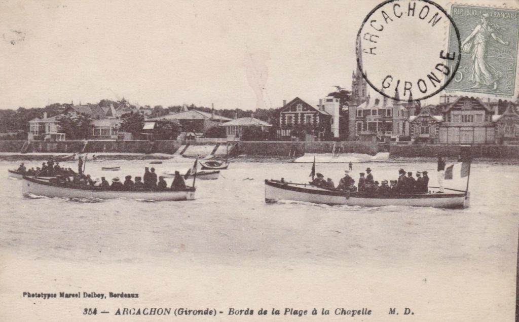 Arcachon, promenade en canot à moteur